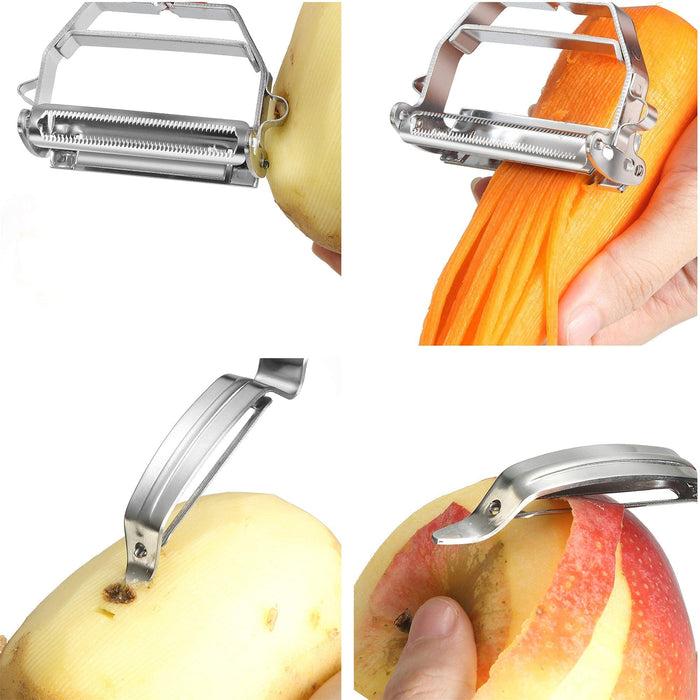 To encounter 4 Cheese Grater & Peeler,Lemon Zester + 3 Stainless