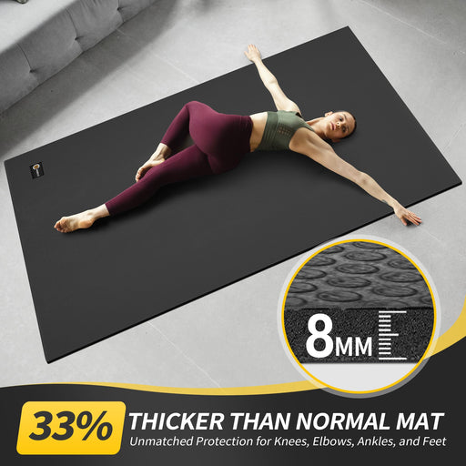 MRZZATA 5-Tiers Yoga Mat Holder Wall Mount, Metal Storage India