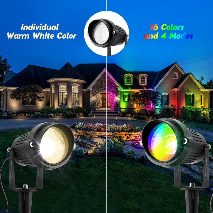 RGB Color Changing Landscape Lights Outdoor: LED 12V Low Voltage