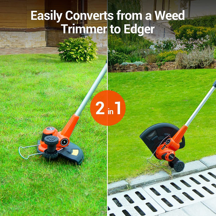 How to replace the line in a string trimmer / weed whacker / weed
