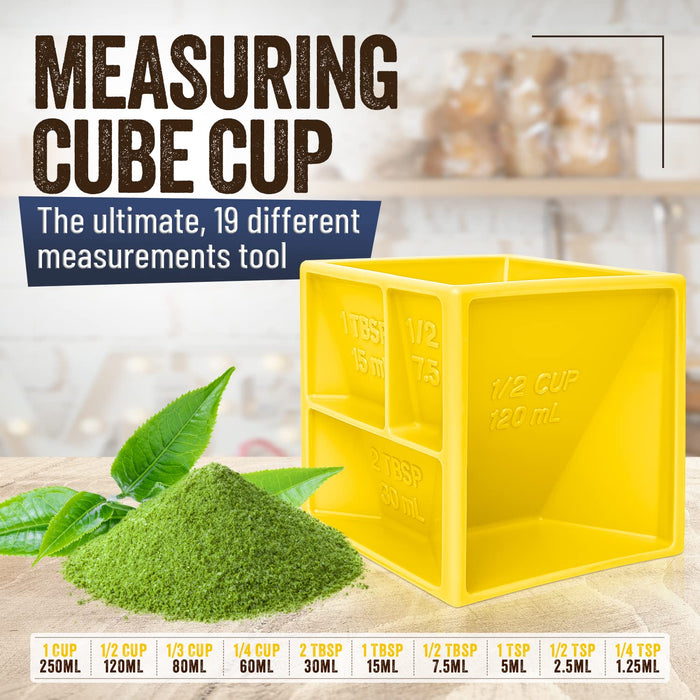 Nomadic Outpost Multi Measuring Cube Cup for Cooking and Baking, Helps —  CHIMIYA