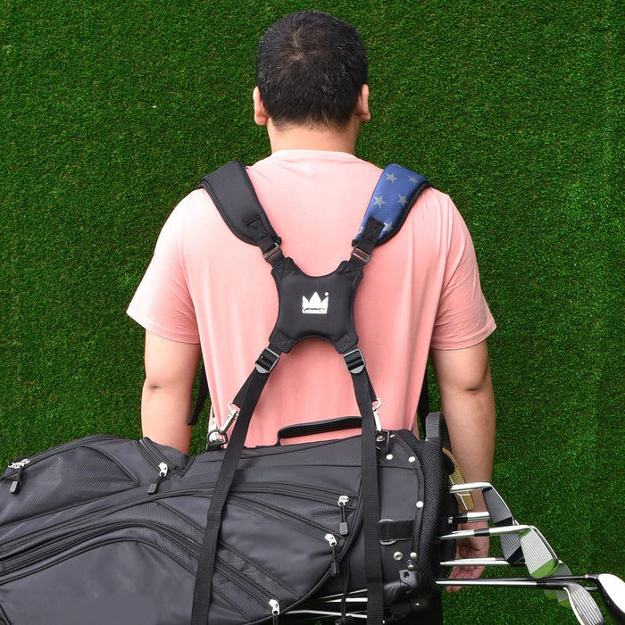  Craftsman Golf Adjustable Waterproof Blue Golf Bag Backpack  Straps Replacement