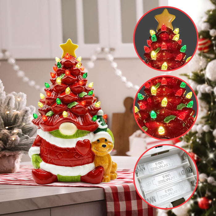 Light Up Christmas Gnomes 3PCS, Christmas Decorations, Handmade Santa —  CHIMIYA