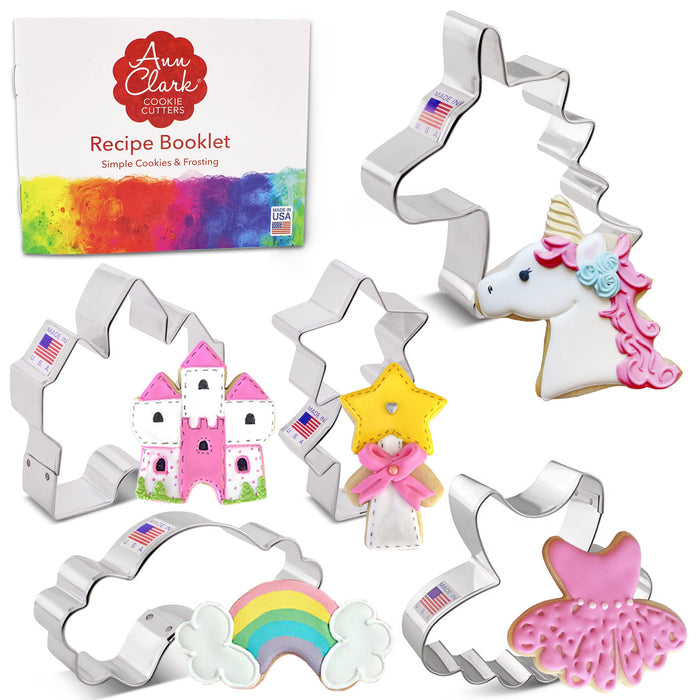 Princess Unicorn 5 Piece Premium Set Made in USA by Ann Clark
