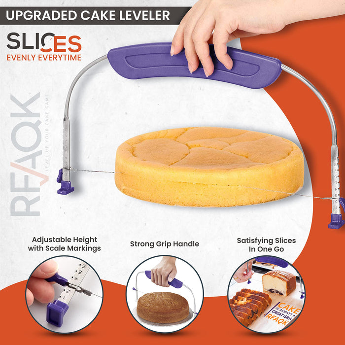 RFAQK 35PCs Cake Turntable and Leveler-Rotating Cake Stand with