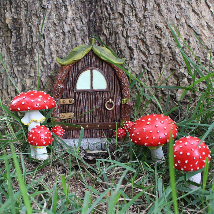  Fairy Doors for Trees Outdoor, Miniature Garden