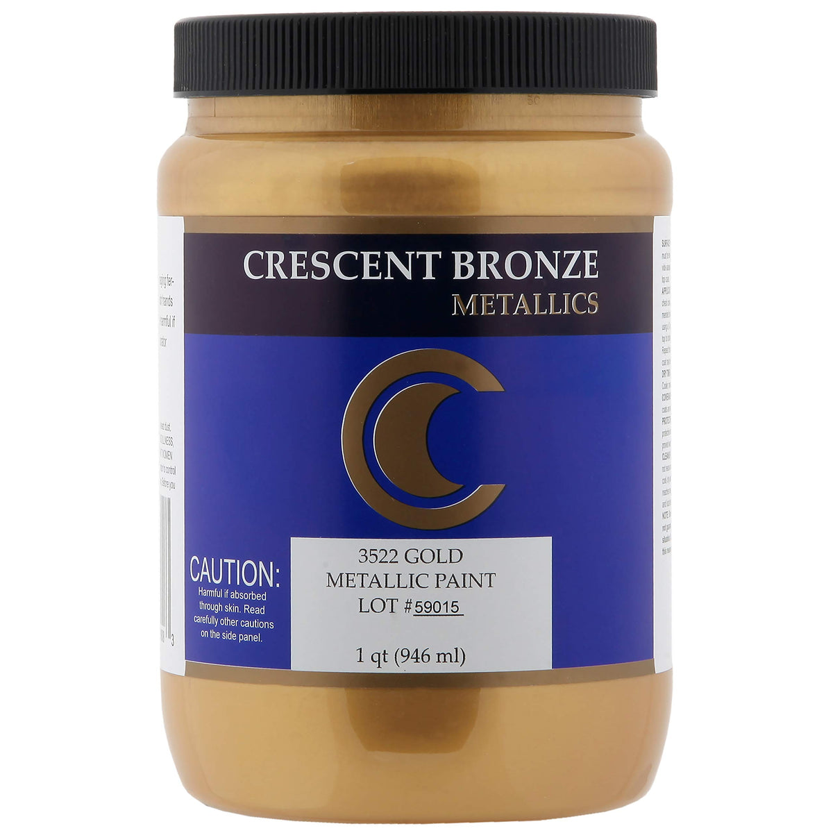 Crescent Bronze - Metallic Base Acrylic Latex Protective Clear Coat -  Ready-To-Use - All-in-One Interior & Exterior Home Improvement Paint - Fast