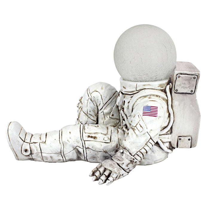 Design Toscano Astronaut at Ease Lighted Sculpture, 11.5 Inch, Full Color