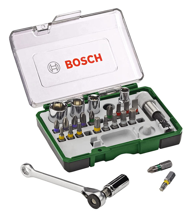 Bosch 2607017160 Screwdriver-/RATCHET Set 27 Pcs