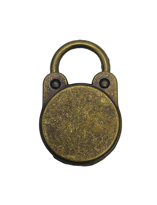 Hyamass 3pcs Vintage Antique Style Mini Archaize Padlocks Key Lock