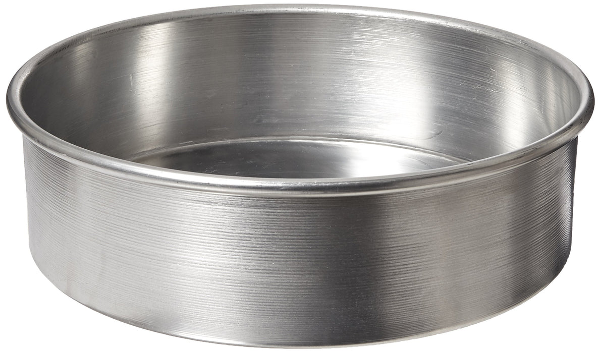 American Metalcraft 3810 Aluminum Cake Pan, Silver, 10-Inch Diameter