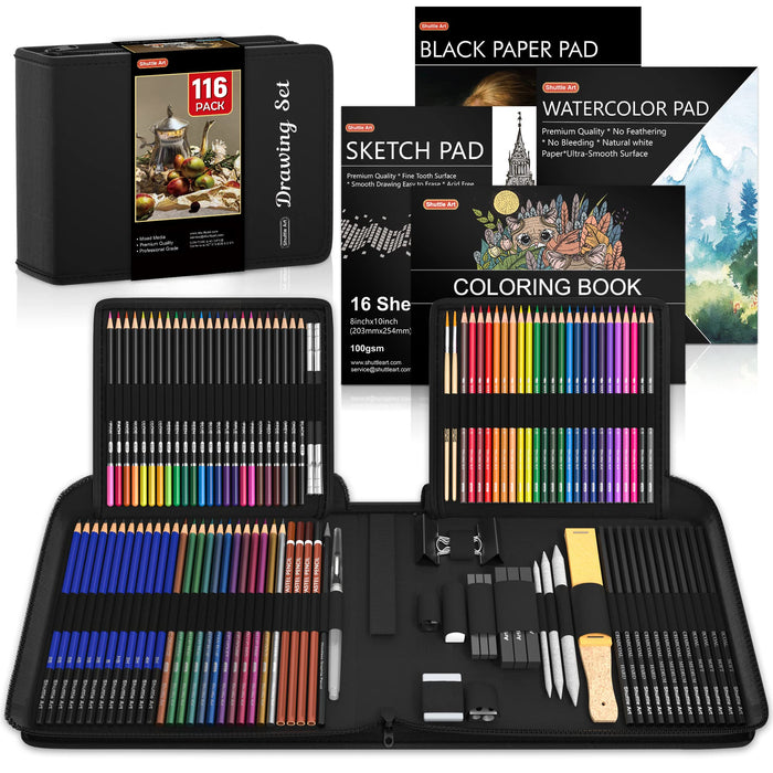Banral 98PCS Drawing Sketching Pencils Set, Professional Art Supplies —  CHIMIYA