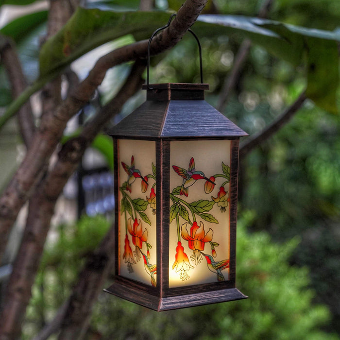 EXCMARK Solar Lanterns Outdoor Hanging Solar Lights Decorative for