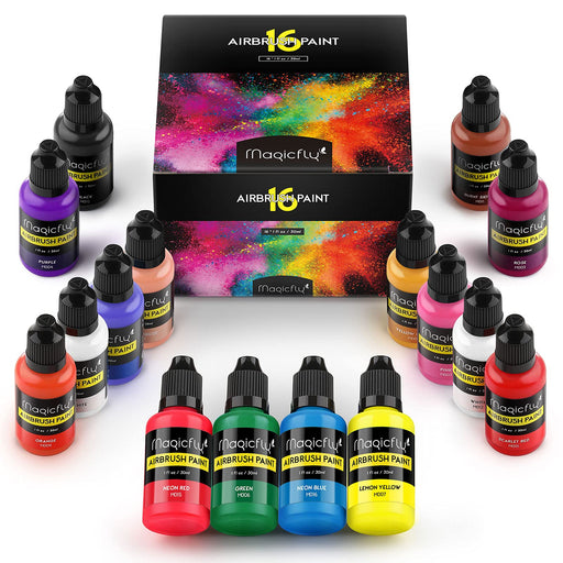  XDOVET 28-Color Airbrush Paint Set, Water-Based