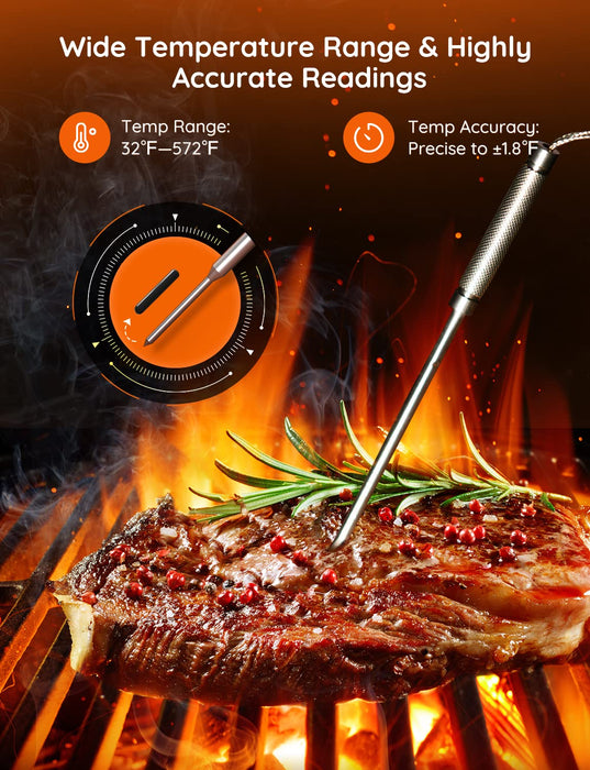 Govee SmartMeat Bluetooth Meat Thermometer Digital Wireless Meat