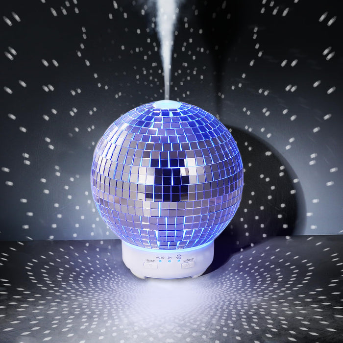 Disco Ball Diffuser Rotatable With 7 Color Mood Light - Disco Ball Dec —  CHIMIYA