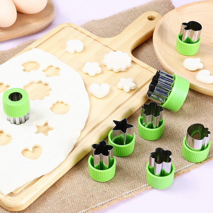 Vegetable Cutter Shapes Set Mini Sizes Cookie Cutters Set Fruit Cookie  Stamps Mold
