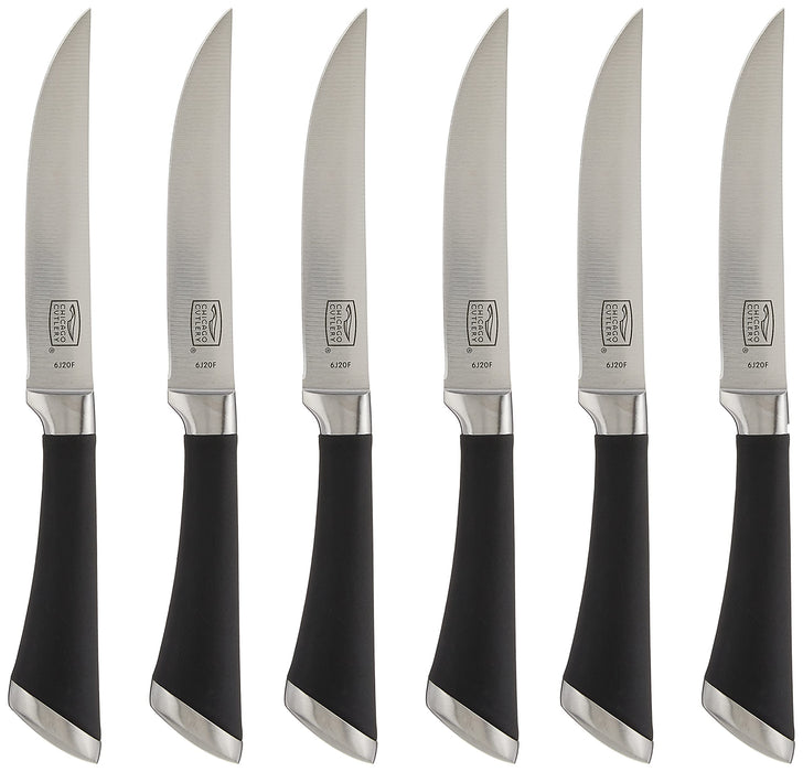 Cuisinart Advantage Color Collection 6-Piece Ceramic Coated Steak Knife Set Black