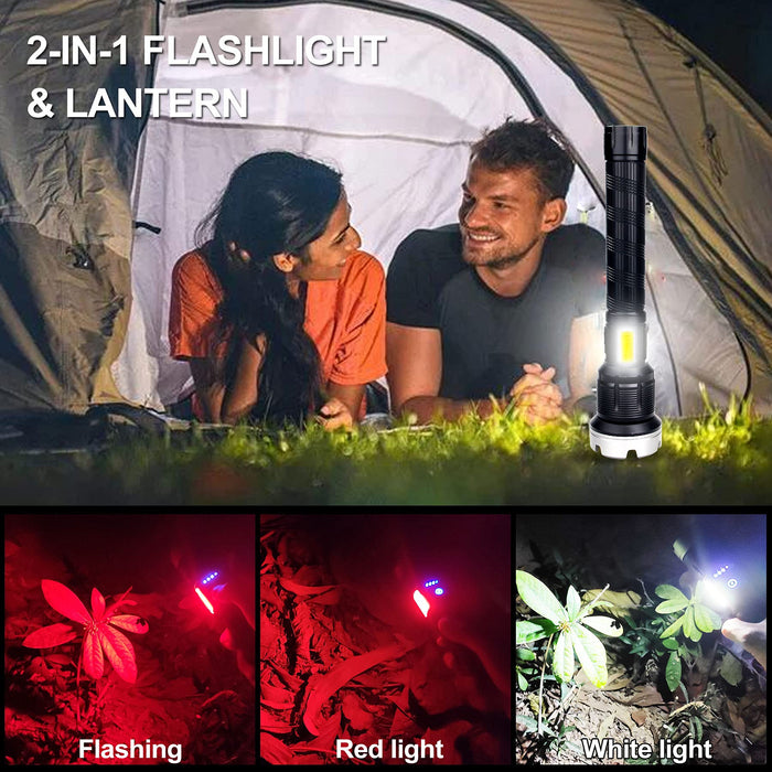 Rechargeable Flashlights High Lumens 2000000 Zoomable 2022 Best Floodl —  CHIMIYA