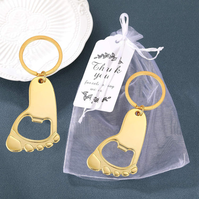 15 Pack Baby Shower Favor Keychain Bottle Openers for Baby Birthday s Gender Reveal Baby Shower Souvenirs for Guest Newborn