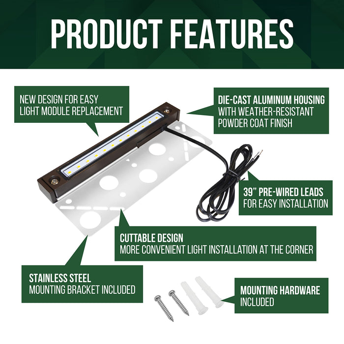 GKOLED 6.8 Inch LED Low Voltage Outdoor Hardscape Light, Light Module —  CHIMIYA