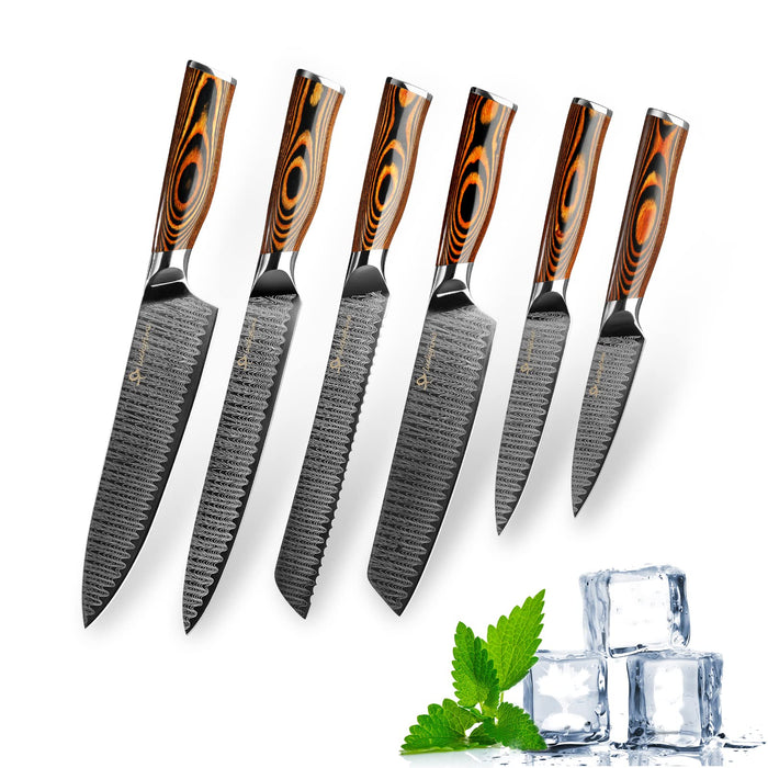 3 Piece Kitchen Knife Set German Stainless Steel Ultra Sharp Cooking Chef  Knives