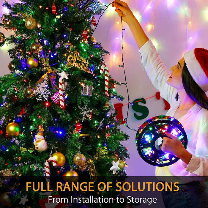 1000 LED Christmas Lights Outdoor Indoor String Lights with 8 Modes Remote  Controller Plug in for Tree Room Yards Christmas Decor 