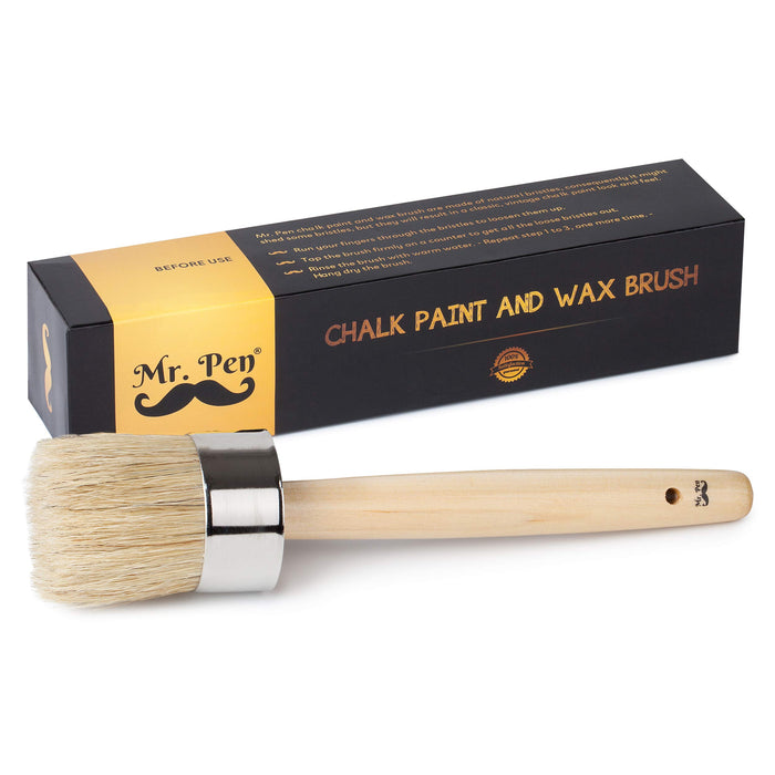 Mr. Pen- Chalk Paint Brush, 2 Inch, Wax Brush, Round Paint Brush