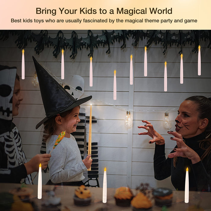 Halloween Decorations, Floating Candles With Magic Wand Remote, 6.6 F —  CHIMIYA