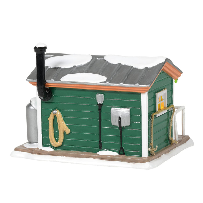 Department 56 Snow Village Home Sleet Home Fish Shack Limited Edition Lit Building, 3.98 Inch, Multicolor