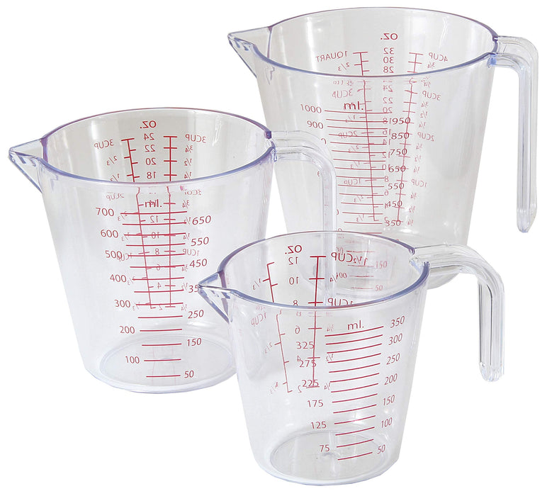Chef Select Measuring Cups, Set of 3, 1.5- Cup, 3-Cup, & 4-Cup
