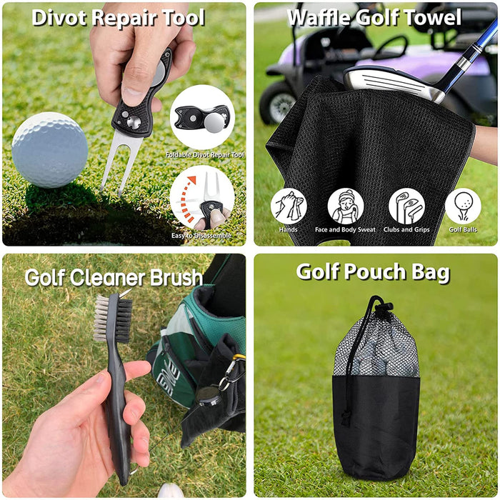 Golf Ball Cleaning Towel, Golf Cleaning Kit, Golf Accessories