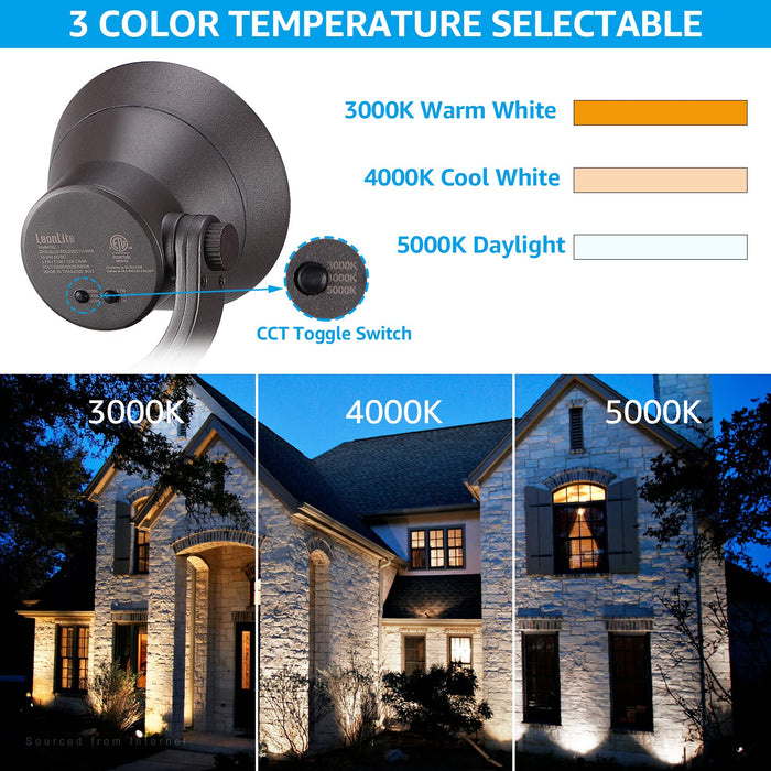 LEONLITE Low Voltage Wire Connector Bundle Dimmable LED Landscape Spot —  CHIMIYA