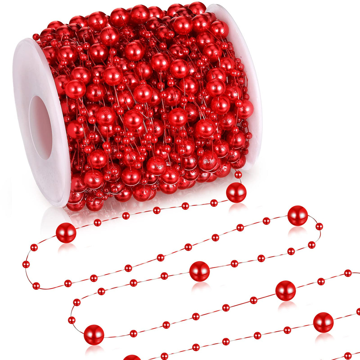 JREAMTD 66 Feet Valentines Day Beads Garland Decoration Plastic Pearl —  CHIMIYA