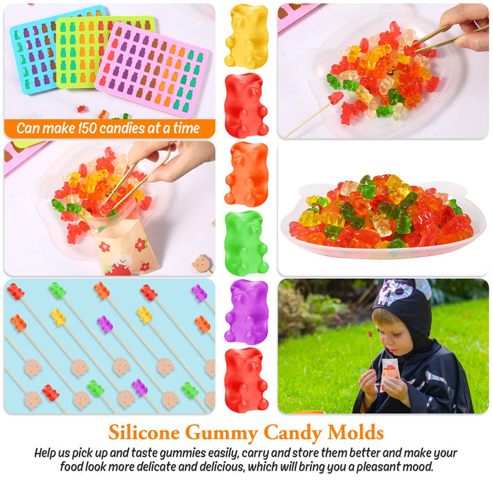 Gummy Candy Molds Silicone Gummy Bear Mold - Silicone Gummy Molds for —  CHIMIYA
