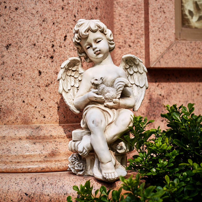 cherub statue