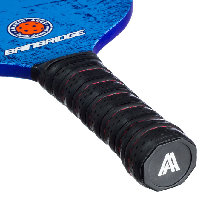 Amazin' Aces 'Bainbridge' Pickleball Paddle (Pro Series) | Edgeless Composite Paddle | Aluminum Honeycomb Core with Graphite & Fiberglass Rimless Face | Includes Racket Cover with Shoulder Strap