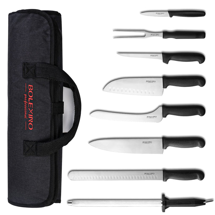 Professional Kitchen Chef Knife Set Stainless Steel Chef Knife Set with  Cover