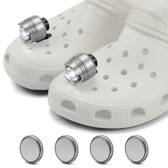 LED Crocs Light IPX5 Waterproof Shoes Lights Headlights Decoration