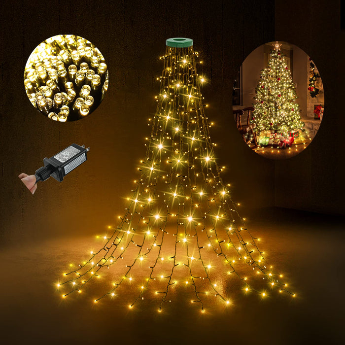 Christmas Tree Lights, 6.6FT x 10 Strands 18 Color Changing Christmas —  CHIMIYA