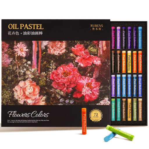 Paul Rubens Oil Pastels for Artists, Soft Oil Pastels Set of 26