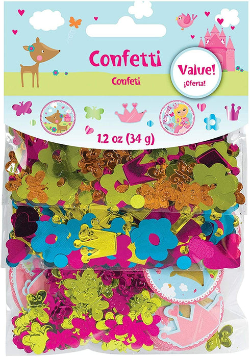 amscan Shiny Party Confetti | Princess Woodland Collection | Value Pack | 1 Pc.