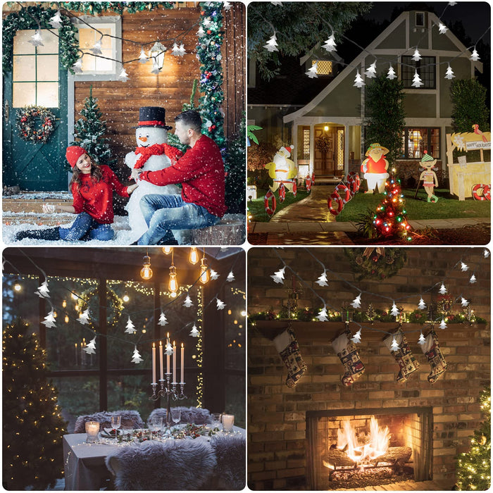 Christmas Decorations Indoor, Christmas Lights Battery Operated, 17Ft —  CHIMIYA