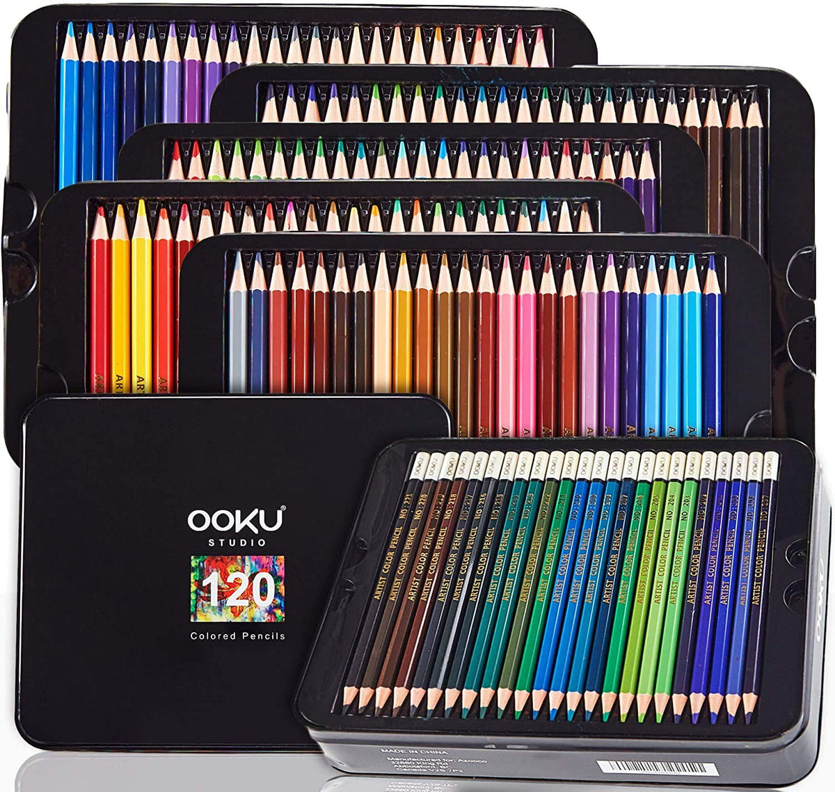 Arteza Professional Colored Pencils, High Pigment Assorted Colors