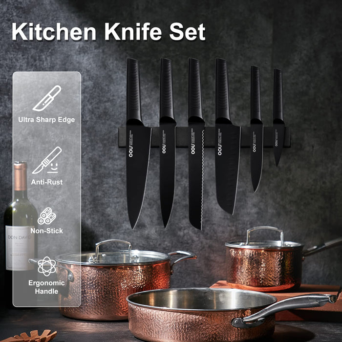 Kitchen Knife Set - OOU 6 pieces Professional Stainless Steel knife se —  CHIMIYA