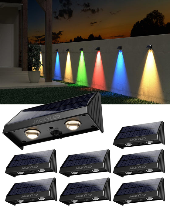 1000 Lumens 48 LED Solar Lights Outdoor Bright JACKYLED Solar Powered Porch  Lights, Solar Porch Light