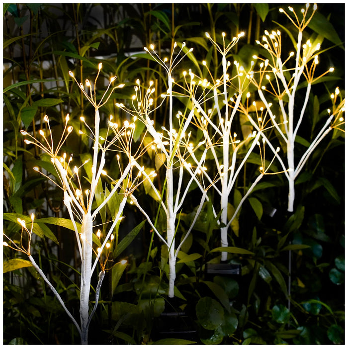 Unique Solar Garden Lights - Solar Tree Lights With 2 Lighting