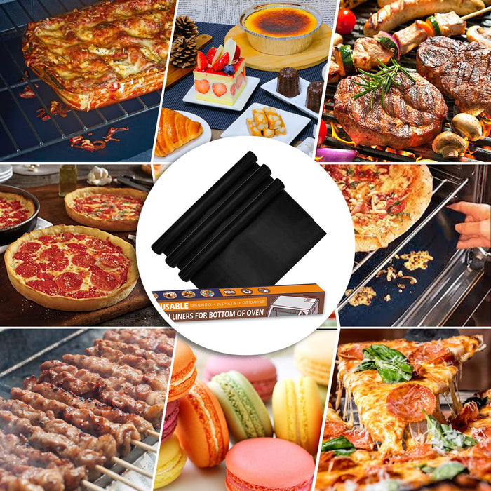 3 Sheets air fryer oven liner Non-stick Oven Liners Oven Liners Grill Mats  Oven