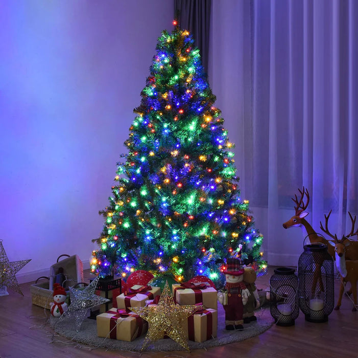 Wide Angle Multicolor LED Christmas String Lights - 25ft - 50 Mini
