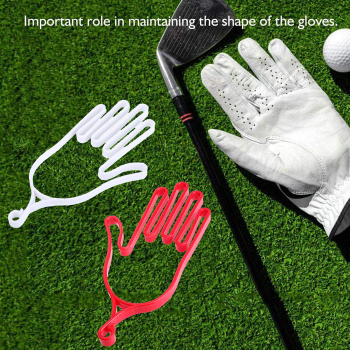 FINGER TEN Golf Gloves Stretcher Holder Hanger Keeper Dryer Shaper Tool Accessories Durable Glove Support Frame Guardian Hook to Bag s for Men Women Golfer